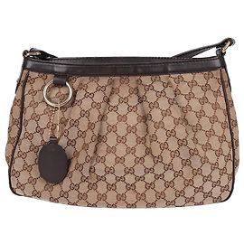 Gucci Borsa a tracolla con zip in jacquard motivo GG