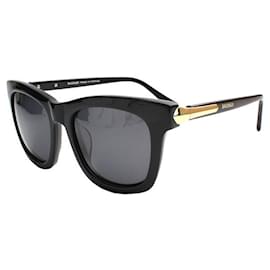 Gafas de sol negras con borde dorado - Balmain