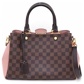 Louis Vuitton Bolso Tote y Bolso de Hombro Brittany BB en Damier Ebene