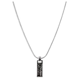 Collana in argento placcato nero - Dior