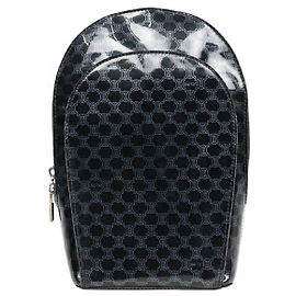 Céline Mochila de PVC negro macadam