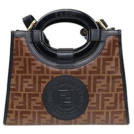 Fendi Borsa Tote Runaway marrone