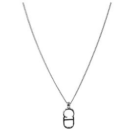 Dior Collar Vertical CD Plata