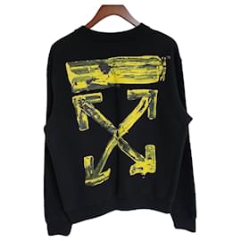 Sudadera de acrílico con motivo de flecha - Off White