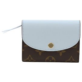 Louis Vuitton Tarjetero Rosalie Coin Purse Monogram Blue Olymp