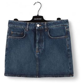 Balenciaga Minifalda vaquera de cintura baja Talla