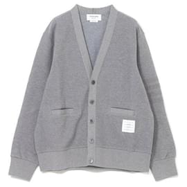 Baumwoll-Cardigan mit V-Ausschnitt - Thom Browne