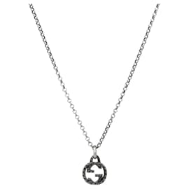 Collar de plata con eslabones entrelazados - Gucci