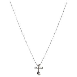 Tiffany & Co Collana con Croce in Argento