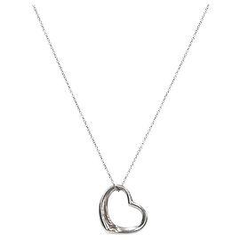 Tiffany & Co Open Heart Silver Necklace