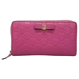 Gucci Portafoglio lungo in pelle da donna Sima