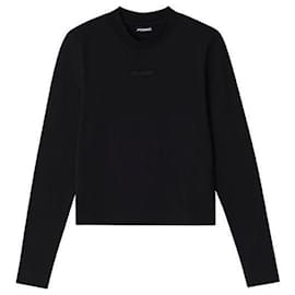 Langarm-T-Shirt für Damen mit Le Gros Grain Logo - Jacquemus