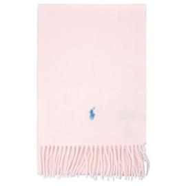 Ralph Lauren Sciarpa in lana di pony tinta unita con frange