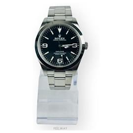 Rolex Relógio Explorer em aço para homem