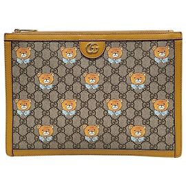 Gucci Clutch Portfolio Kai GG Supreme