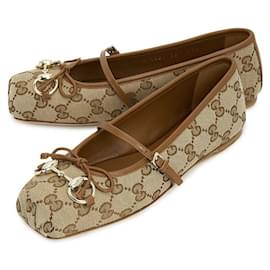 Gucci Damen Ballerinas mit Horsebit-Detail