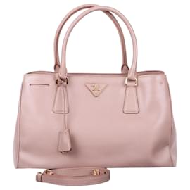 Borsa a Spalla Saffiano Beige Chiaro Medium - Prada