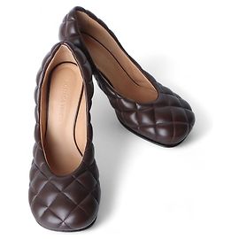 Bottega Veneta Décolleté a punta quadrata Pad BLOC Altezza del tacco