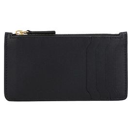 Marni Tarjetero con cremallera de piel de becerro Trunkaru stamp para mujer