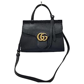 Gucci GG Marmont Handtasche mit Tragegriff und Schulterriemen