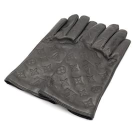 Louis Vuitton Monogram Shadow Handschuhe Lederhandschuhe für Herren