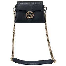 Borsa a tracolla mini con catena GG Interlocking Gucci