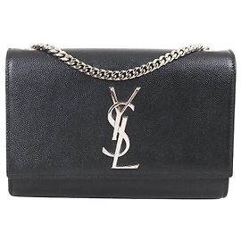 Saint Laurent Schwarze Umhängetasche