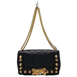Moschino Borsa a tracolla con catena dorata