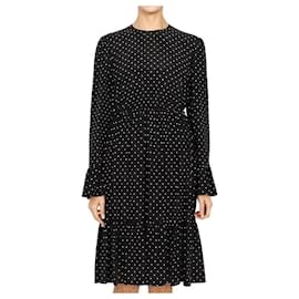 Vestido de seda con lunares - Gucci