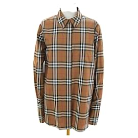 Burberry Verifica Camicia da Donna Marrone IVERY Classic Luxury Gift