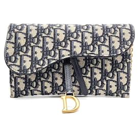 Dior Borsa a tracolla Christian Oblique Saddle con catena