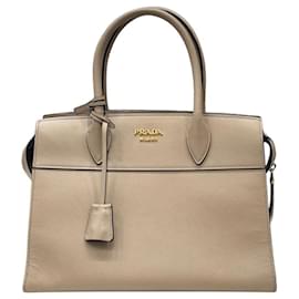 Borsa Tote Esplanade Saffiano Beige - Prada