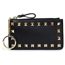 Valentino Tarjetero con llavero Rockstud