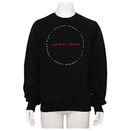 Dior Schwarzes Langarm-T-Shirt aus Baumwolle