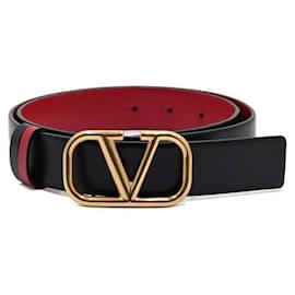 Reversibler Damen Gürtel mit Logo-Signatur - Valentino