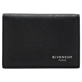 Portacarte con patta in pelle granulata - Givenchy