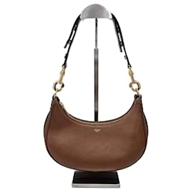 Céline Borsa Aba Medium in pelle di vitello liscia Tan