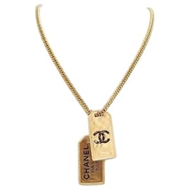 Goldfarbene Gliederkette aus Metall - Chanel