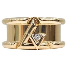 Anillo Bolt Band en Oro Amarillo y Diamantes LV - Louis Vuitton