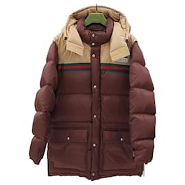 Nylon Logo Padded Jacket - Gucci