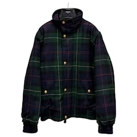 Oversized Steppjacke aus Tartan-Wolle - Céline