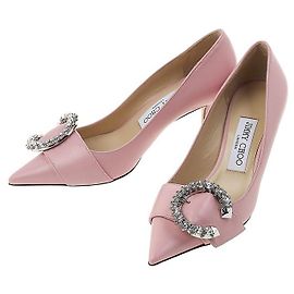Jimmy Choo High Heel mit Rosen-Kristall