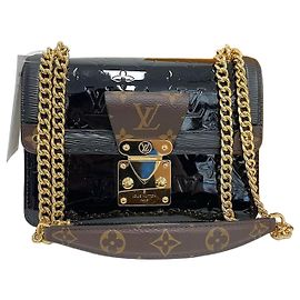 Louis Vuitton Bolsa de Ombro Monogram Vernis Wood