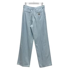 Miu Miu Pantalones de denim chambray