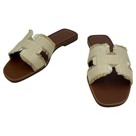 Hermès Sandali Beige Beige