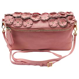 Burberry Clutch a tracolla Prosum in pelle a petali di fiore rosa
