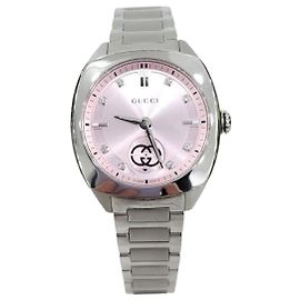 Gucci Mont à maillons sertis de diamants