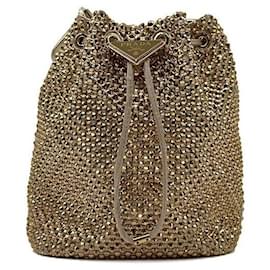 Borsa a secchiello in raso di cristallo - Prada