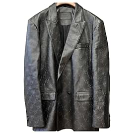 Gucci GG Logo Double Blazer Jacket Black