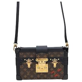 Louis Vuitton Petit Malle Shoulder Bag en toile Monogram Reverse